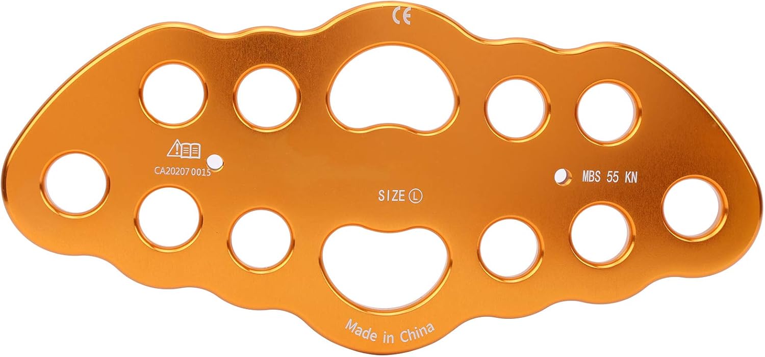 55KN 12Hole Outdoor Rope Rigging Plate MultiAnchor Point Connector