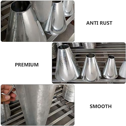 Miniatura 3 de Cabilock Cono para matar pollo, desplume de pollo, acero inoxidable, conos de procesamiento de pollo, cono de embudo para pollo, pájaros y pavos,