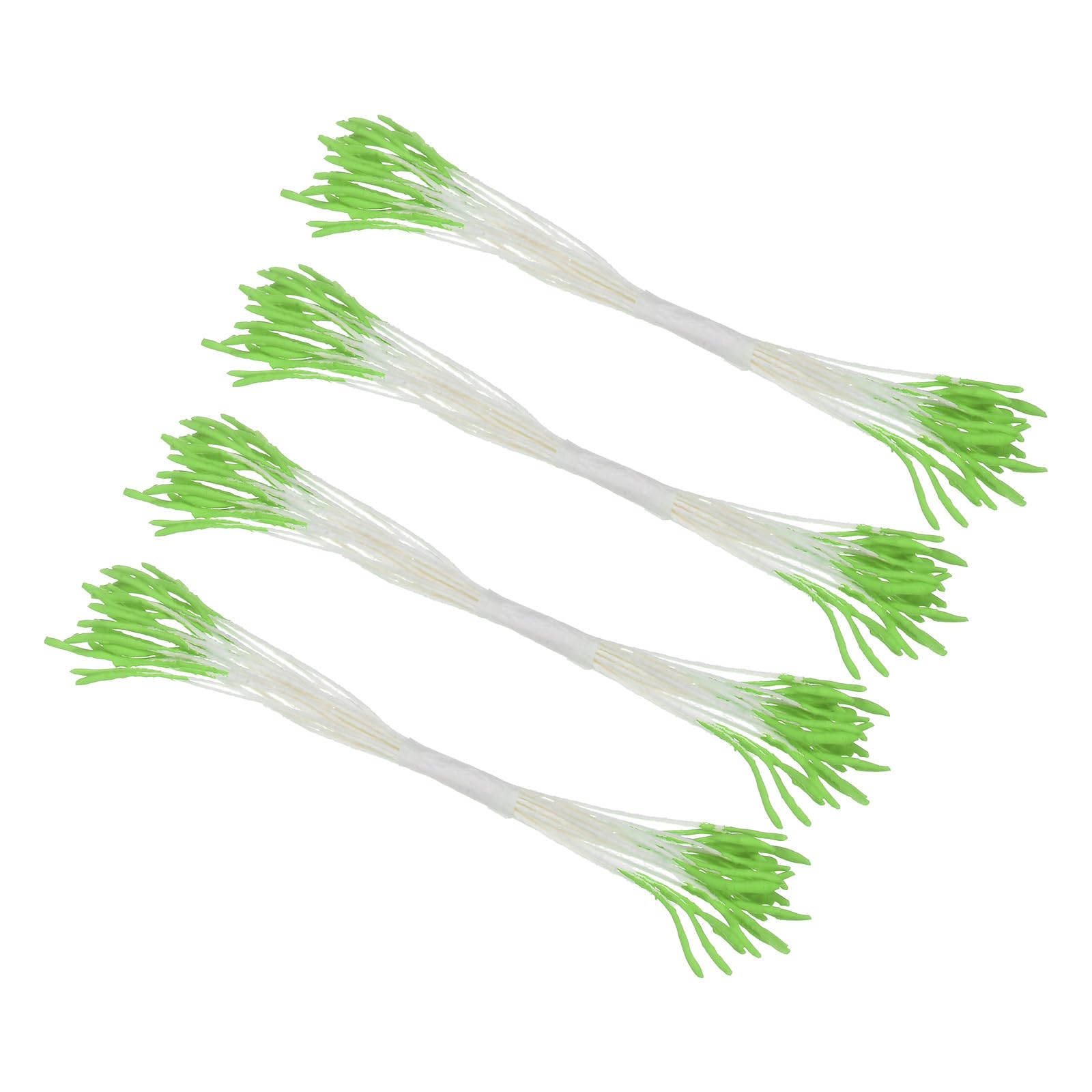 M METERXITY 100-Pack Artificial Flower Stamen Kit, Mini Double Heads Flower Stamens Pistil