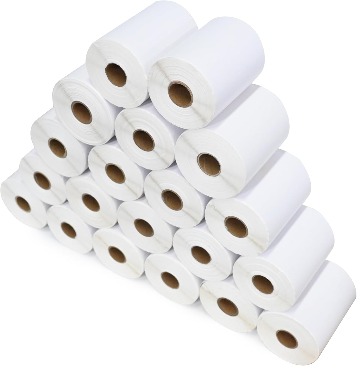 NATURALABEL 5000 PCS 4x6 inch Direct Thermal Shipping Labels for Small Business, Compatible with Rollo and Zebra (20 Rolls, 250 Labels/Roll)