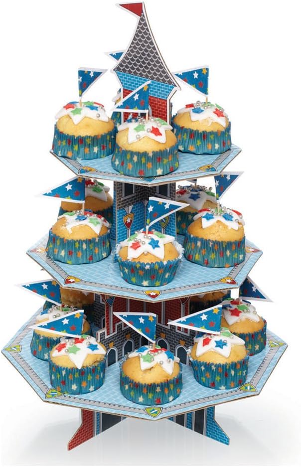 KitchenCraft Miniamo Sir Bakealot 3-Tier Medieval Castle Cupcake Kit
