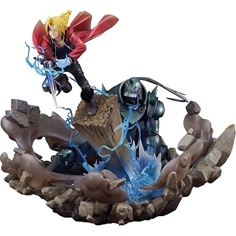 Fullmetal Alchemist FULLMETAL ALCHEMIST Edward Elric &amp; Alphonse Elric Non-scale Polystone &amp; Polyurethane Pre-painted Complete