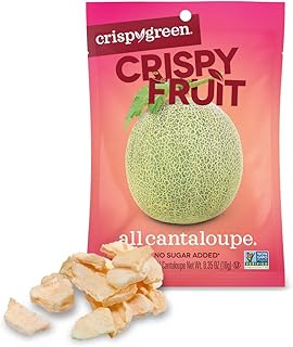 Crispy Green Freeze-Dried Fruit, Single-Serve, Cantaloupe, 0.35 Ounce (Pack of 12)