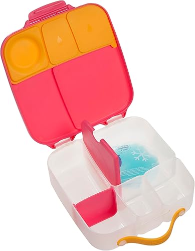 Miniatura 7 de b.box Lonchera para niños caja Bento con 4 compartimentos (2 a prueba de fugas), divisor extraíble, paquete frío de gel. Para niños mayores y