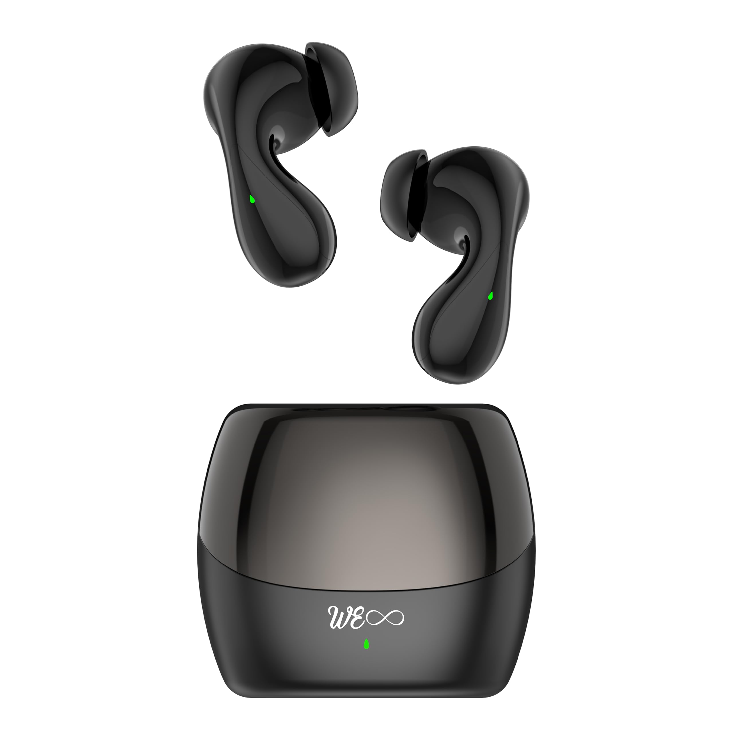WALTA ELITE Z POD Wireless Earbuds, BTv5.3,Up to 40 Hrs Playtime, IPX4- Water Resistant, Type-C Fast Charging,12MM Driver, Lightweight, ENC Noise Reduction, Long Endurance, Multifunction touch button.