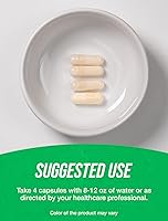 Vista 4 de BulkSupplements. com Cápsulas de glucomanano - como extracto de raíz de Konjac, suplementos de glucomanano, suplemento de hierbas, sin gluten, 4