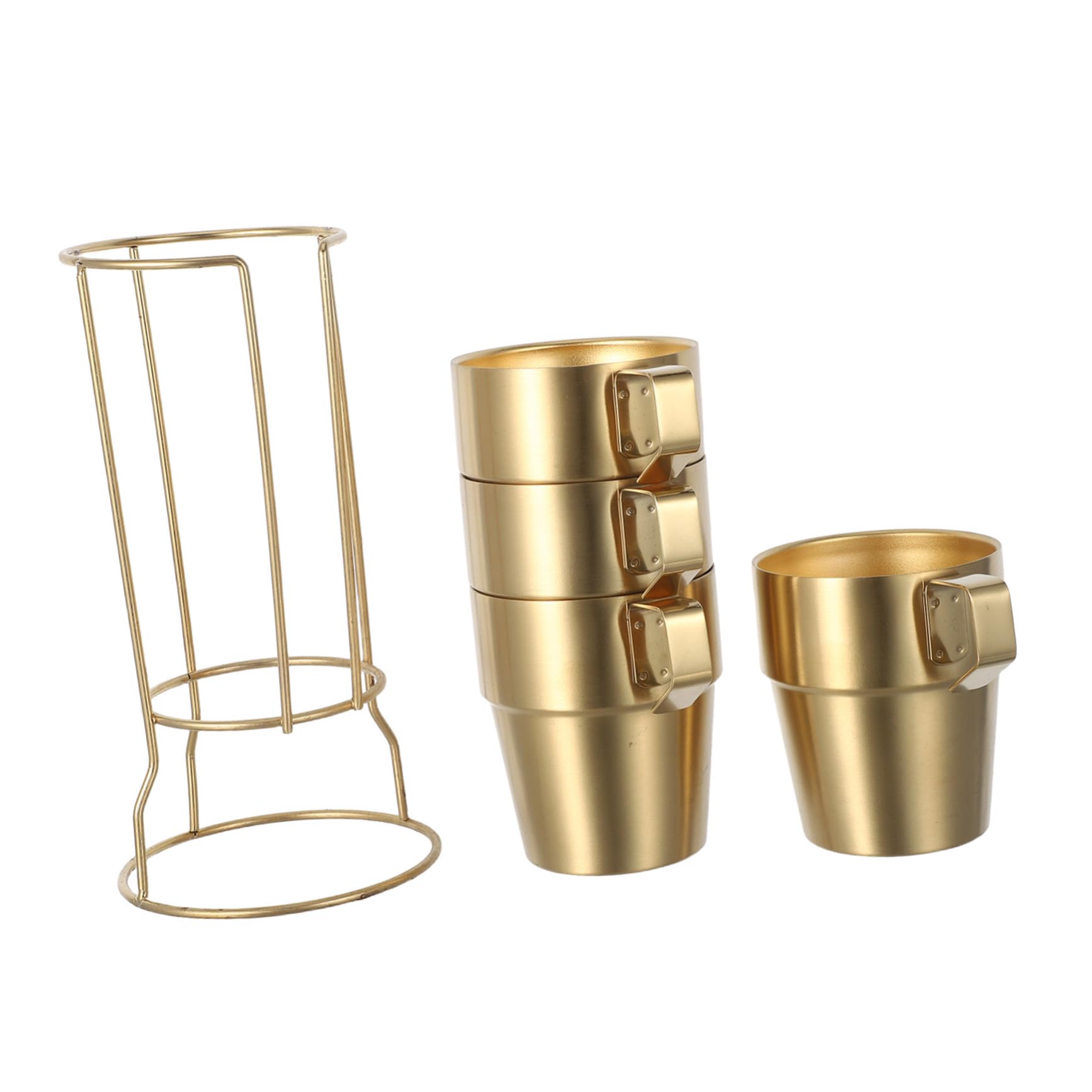 Cabilock Taza Infantil Apilable de Acero Inoxidable 300ml con Asa