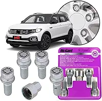 Kit Parafuso Trava Antifurto Roda T-Cross 2023 2024 Original