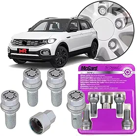 Kit Parafuso Trava Antifurto Roda T-Cross 2023 2024 Original