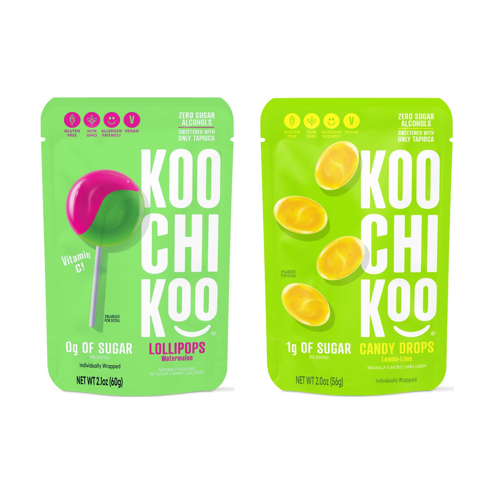 Amazon.com : Koochikoo Variety, 1 Sugar Free, Lollipops with