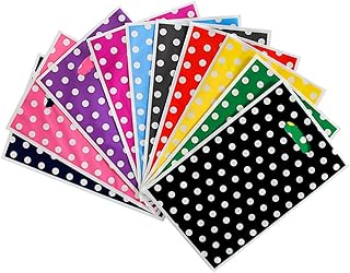 TOYANDONA Sacchetti Bomboniere Colorate Sacchetti Regalo in Plastica Sacchetti Tote per Compleanno Baby Shower Festa Nuziale Confezione da 100 (Colore Misto)