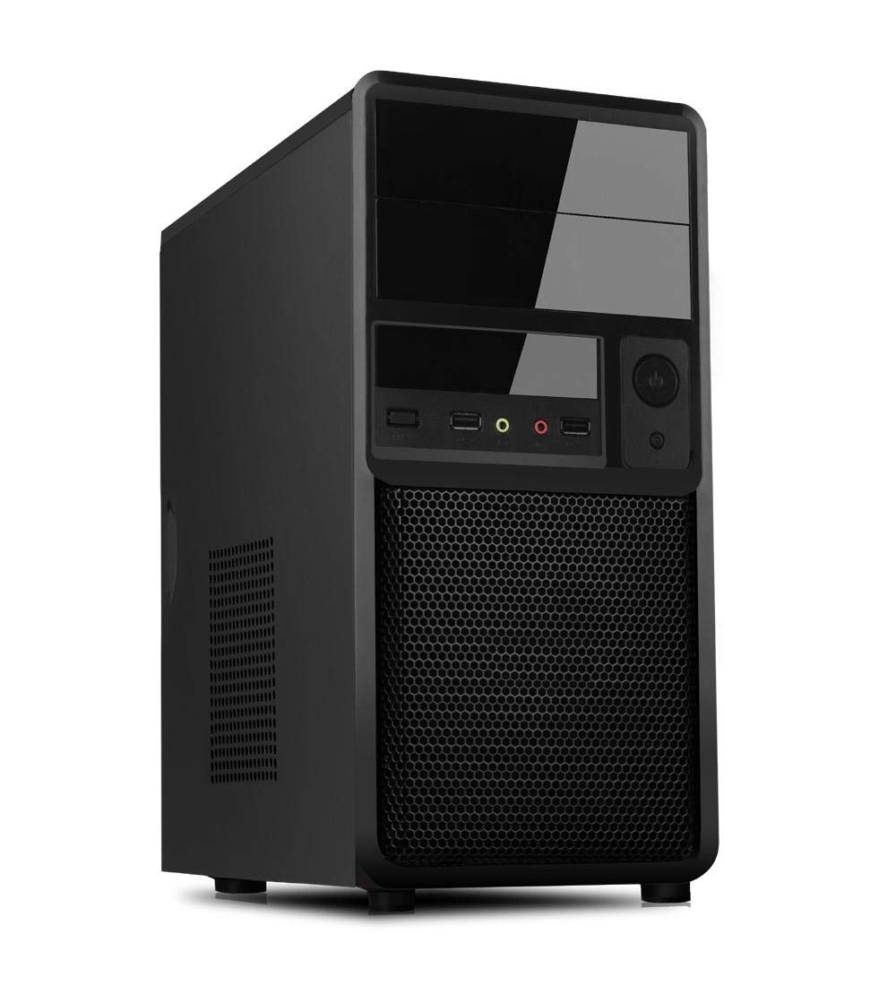 Itek Case SPIDER Mini Tower mATX con psu 500W USB3 Black Mesh
