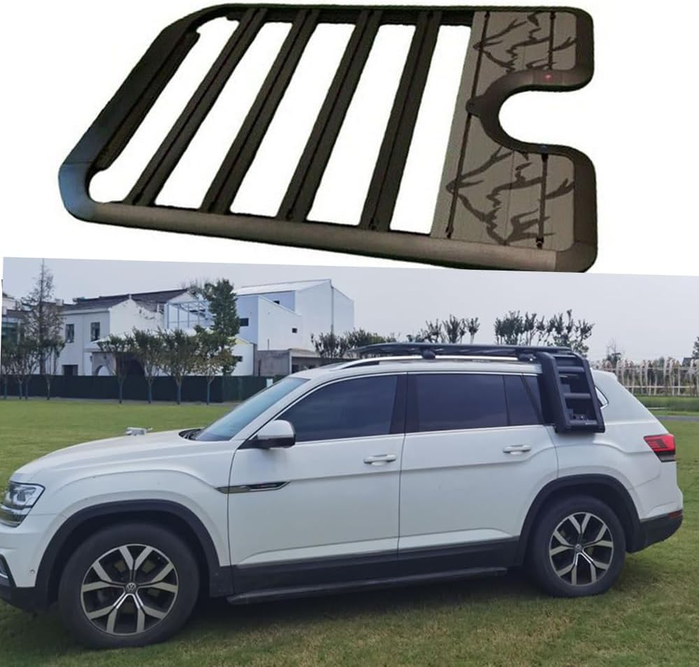 Roof Platform Luggage Frame Crossbar Fits for Roewe MG RX5 2016-2024 Cargo Carrier Raised Roof Rail Rack Aluminum Lockable