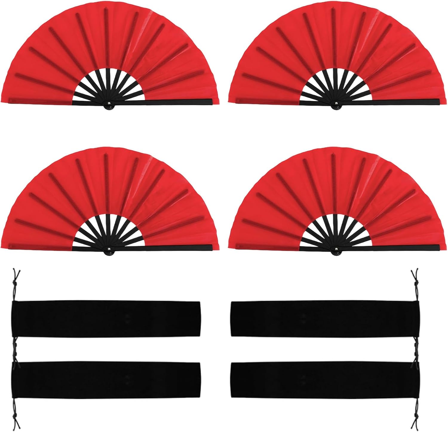 Chinese Folding Fan Retro Handheld, Large Folding Hand for Dancing Cosplays Party Wedding Decorations Handheld Foldable