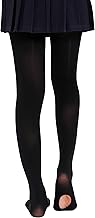 EVERSWE 2 Pairs Pack Women's Ballet Tights Ultra Soft Dance Leggings, Ladies' Convertible Transition Dance Tights
