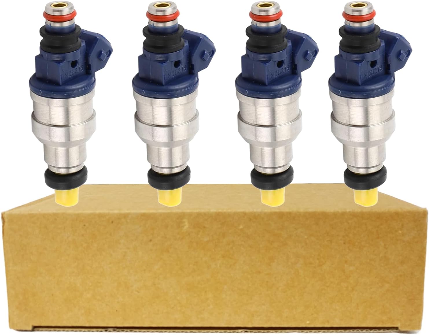 4Pcs Fuel Injectors Compatible with 1996-1999 Mitsubishi Eclipse Spyder L4 2.4, Compatible with 1994-1998 Galant De L4 2.4, Replace# INP065, 842-12147, MDH275