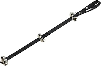 Me and My Pets Dog/Puppy Toilet Training Bells - Hangs from Door - Black