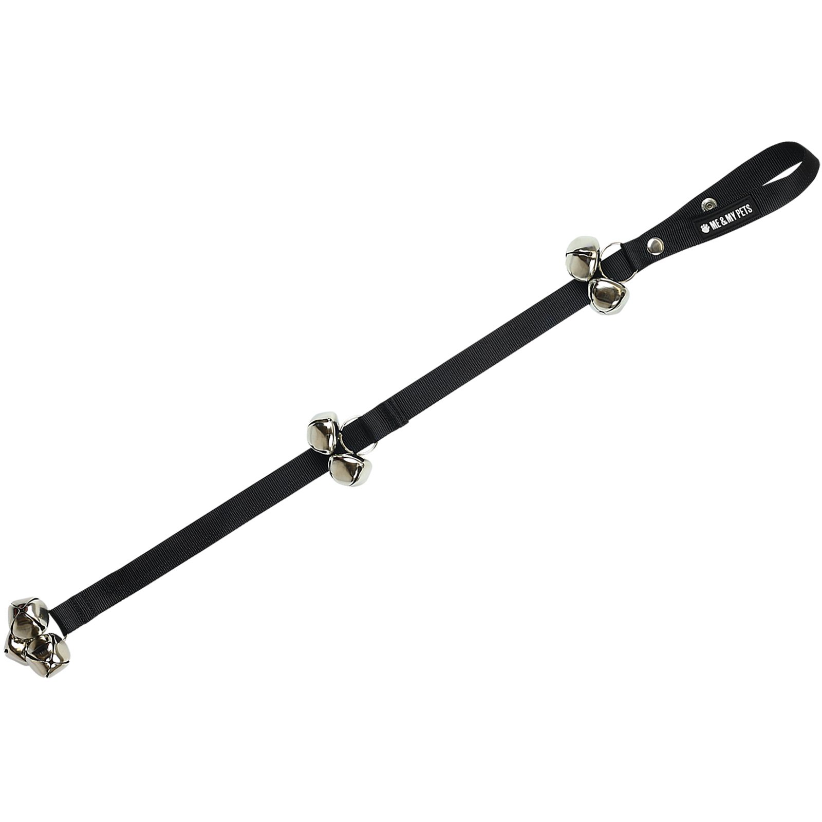 Me and My Pets Dog/Puppy Toilet Training Bells - Hangs from Door - Black