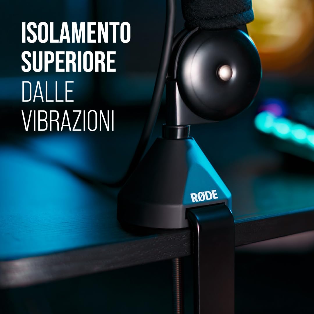 RØDE PSA1+ Braccio da Studio Professionale con Smorzamento a Molla e Gestione Cavi