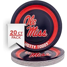 Desert Cactus Ole Miss Rebels 20 count 9" Paper Plates A
