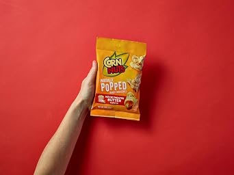 CORN NUTS Partially Popped Movie Theater Butter, 3 oz Bags, 12 Pack