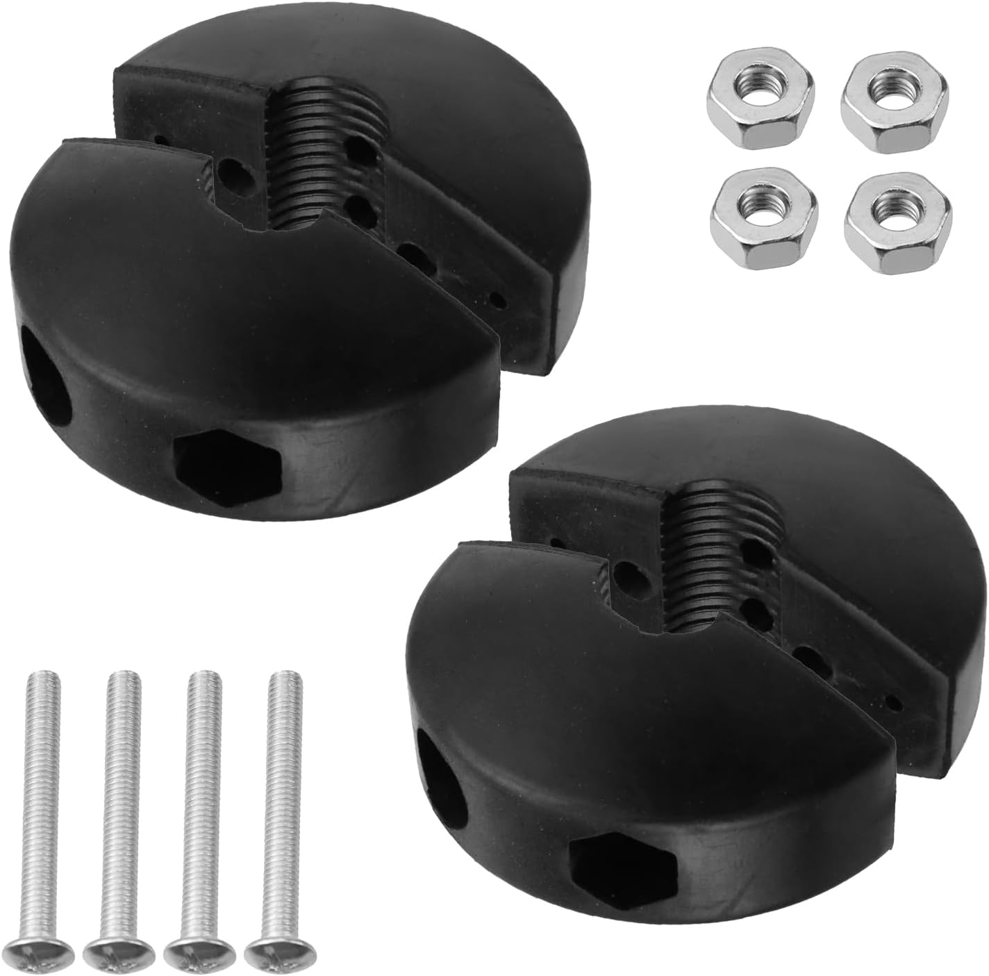 Antrader Ball Stopper for 0.77" ID Spring Driven Air Hose Reel,Retractable Air Hose Stopper,2Pcs Sets,Black