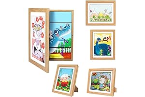 Saker Kids Art Projects 10x12.5 Children Picture Frames Changeable, Display 8.5x11 or...