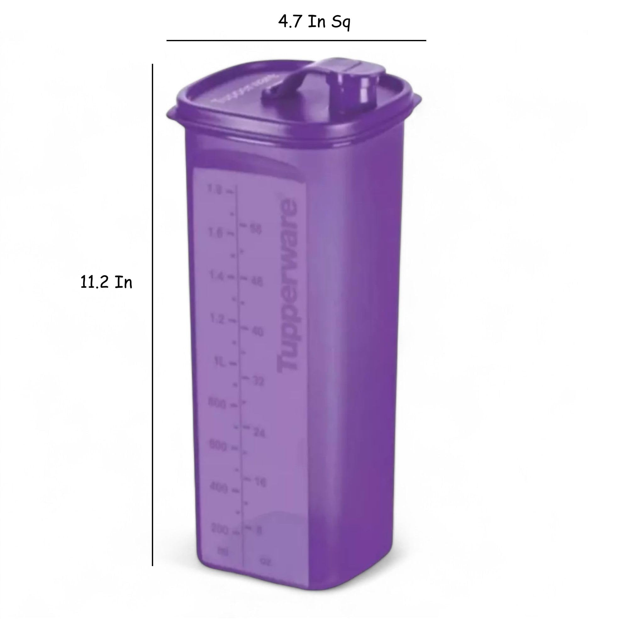 Amazon.com: Tupperware 2 Quart Square Refrigerator Pitcher in