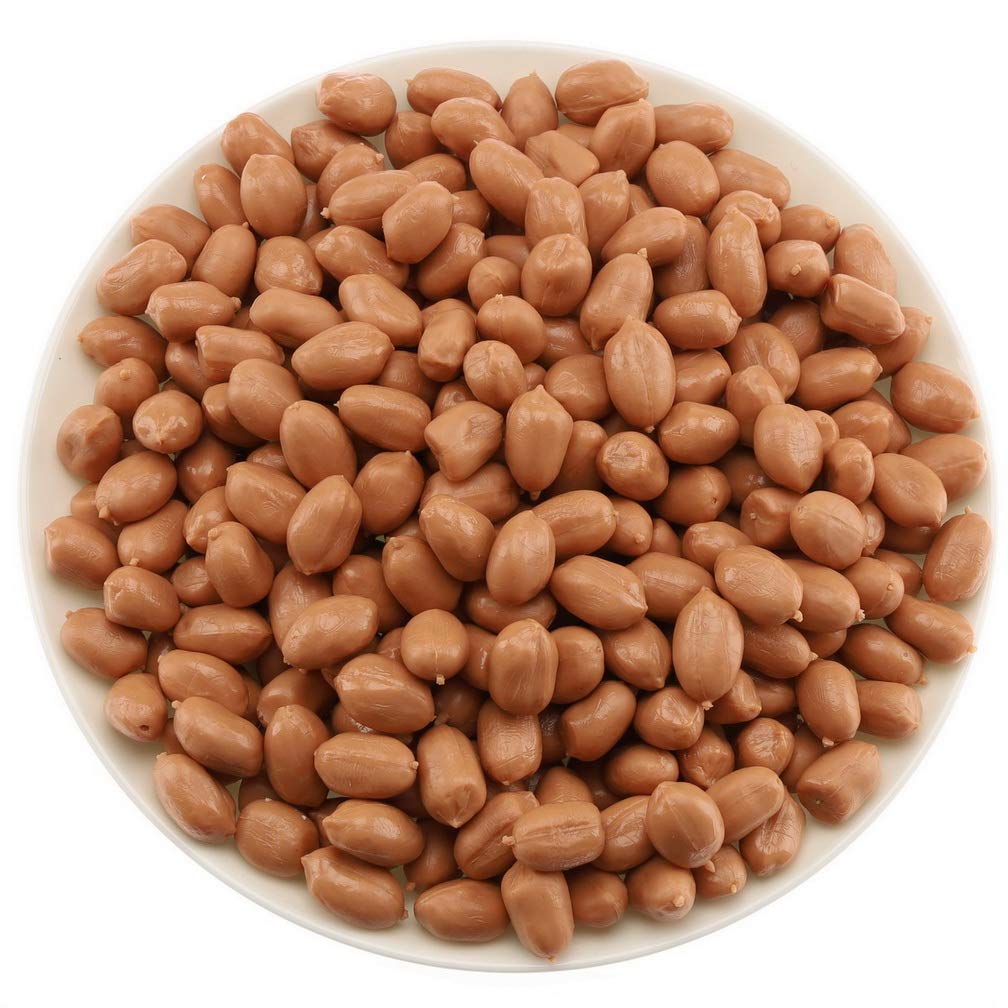 Gresorth 100pcs Fake Peanut Decoration Artificial Fruit Nuts for Home Party Kitchen Shop Learning Food Props