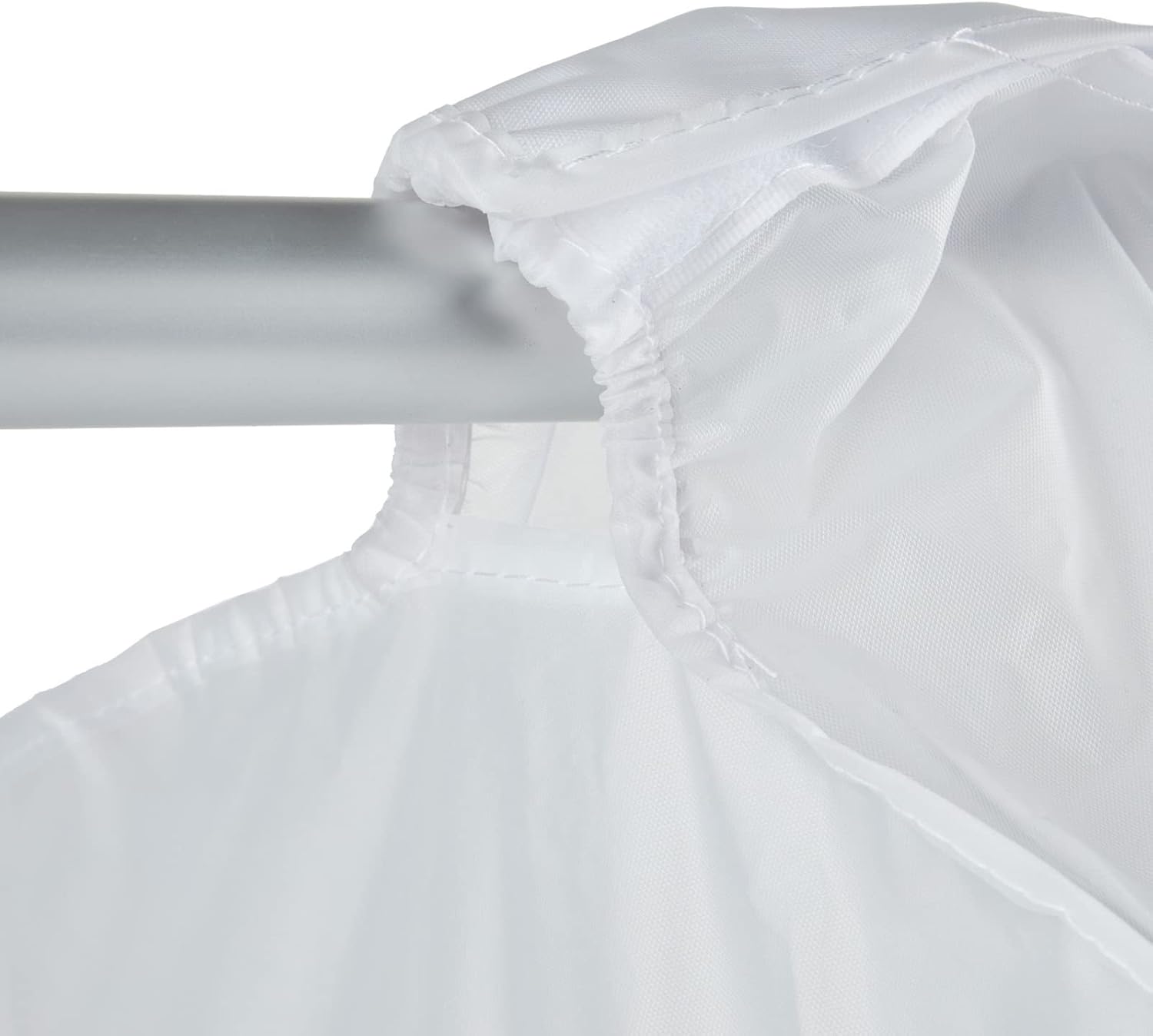 White Garment Bag Covers, Zippered Closet Bags for Clothes (20 x 24 x 54 In, 2 Pack) : Home & Kitchen