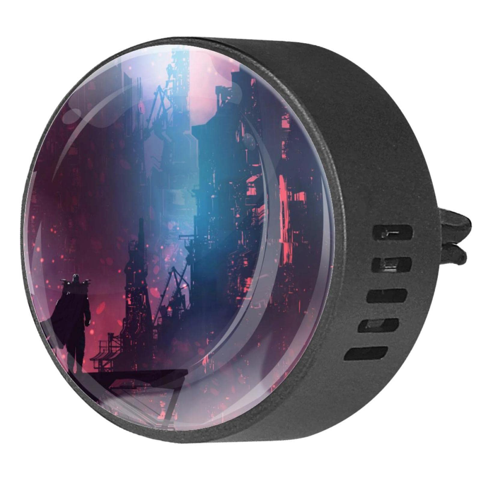 QuniaoWarrior 2PCS Custom Car Aromatherapy Air Freshener Diffuser Car Fragrance Diffuser Locket Car Diffuser Vent Clip Apply for Car, Office, Kitchen