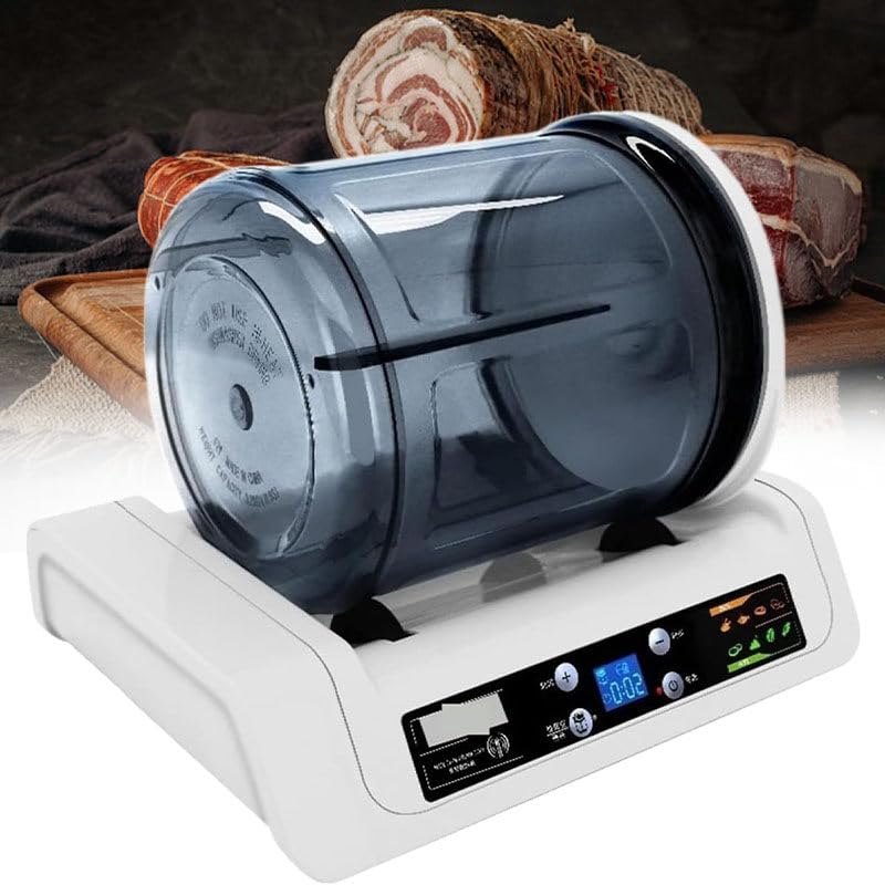Mcamgiczin Máquina de envasado al vacío eléctrica para Alimentos, encurtido automático de Hamburguesas con Pantalla LCD Inteligente y multimasaje para el procesamiento de Alimentos