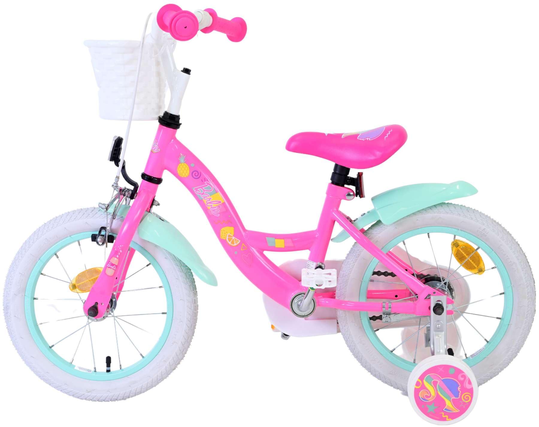 Hoppa! Barbie Kinderfiets - Meisjes - 14 inch - Roze (31454-SACB)
