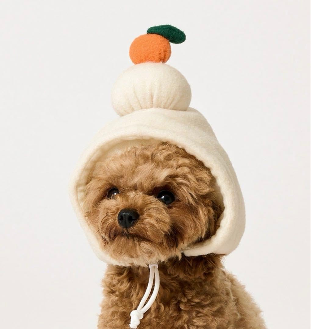 ペット用鏡もち被り物 正月