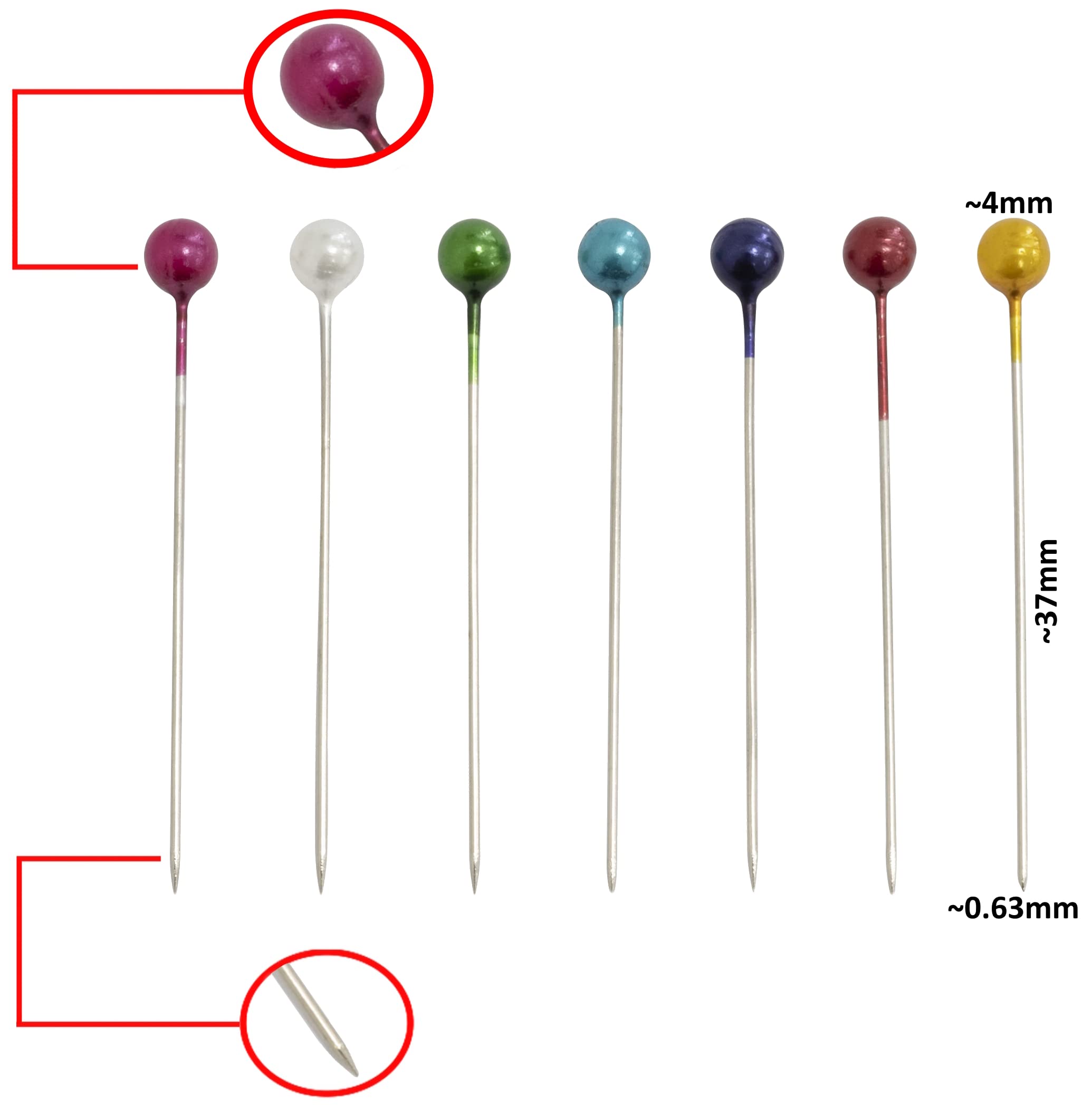 Set 514 Spilli Da Cucito - 25g - 18mm - Per Sartoria, Orli E Lavori Tessili - Foto 12