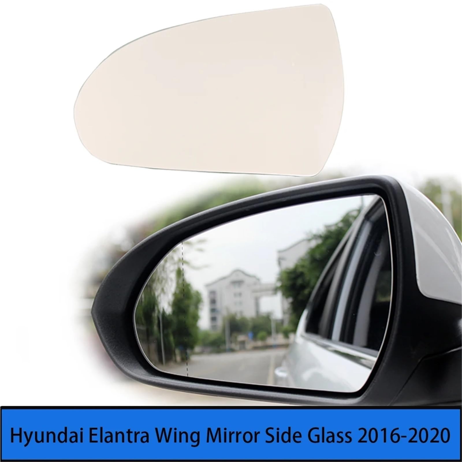 Vetro Dello Specchietto Retrovisore Per Hyundai Per Elantra 2016-2020 Specchietto retrovisore lato sinistro e destro riscaldato impermeabile installare(Left and Right)