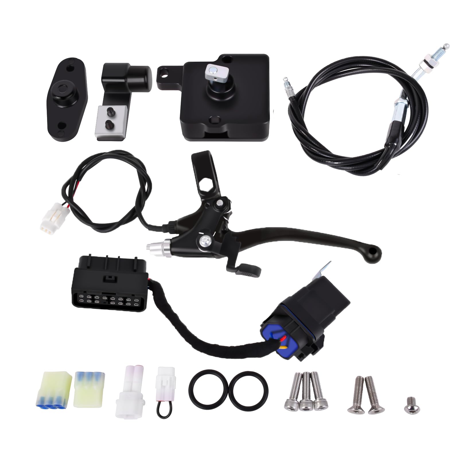 1038-1035-2001 Manual 4WD Actuator Kit Compatible with Kawasaki 2002-2017 Prairie Brute Force 360 650 700 750 2004-2005 Su-zu-ki Twin Peaks 700 16172-0039 16172-0037 103810352001