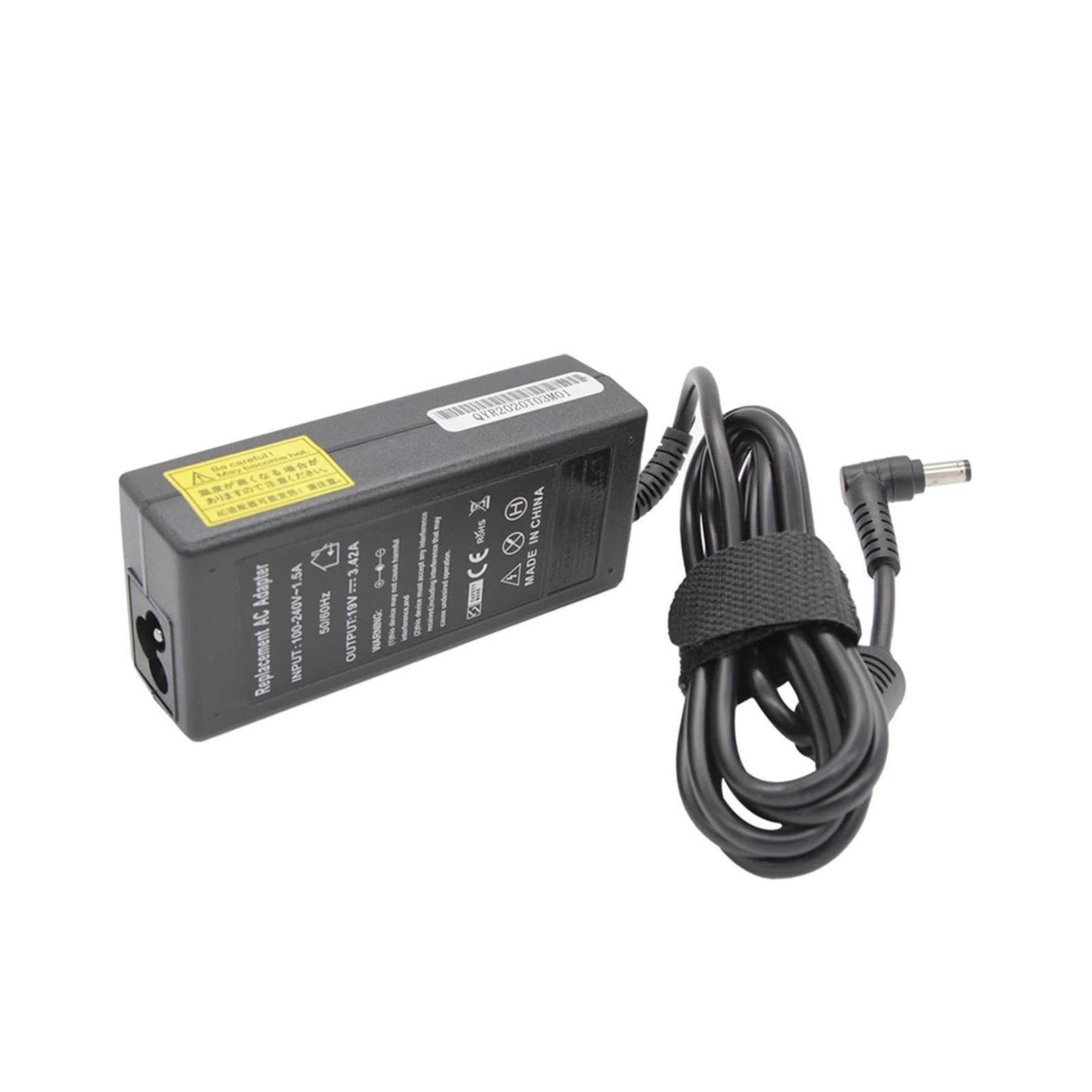 Adaptador De Cargador De Vuelta De CA De 19V, 3,42a, 65W, 5,5x2,5mm, Compatible con ASUS,X550C A450C Y481C V85 A52F X450 X450L X550V X501LA X551C X555 Power(with BR Plug)