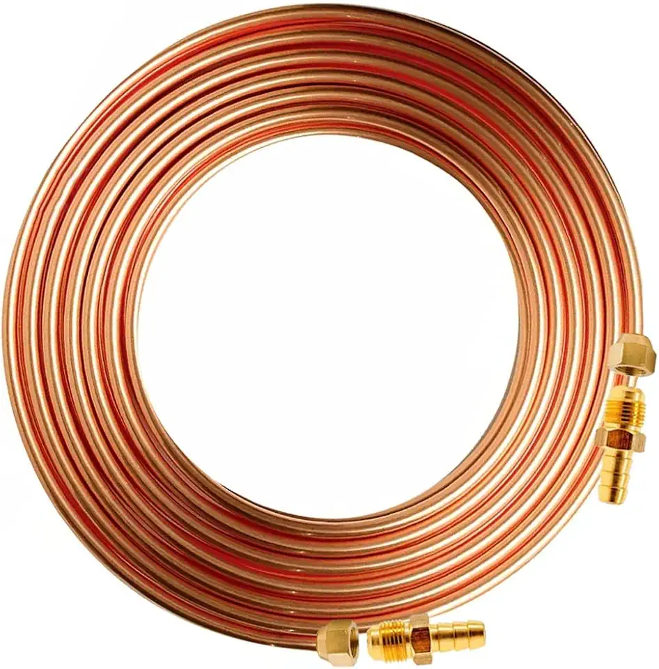 Tubos De Cobre Para GáS De Cozinha Com Bicos De Mangueira De SaíDa Normal(1m)