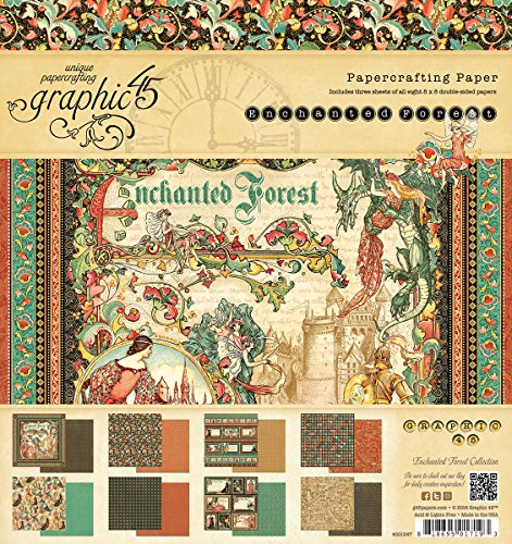 Graphic 45 Enchanted Forest Pad, 8 x 8