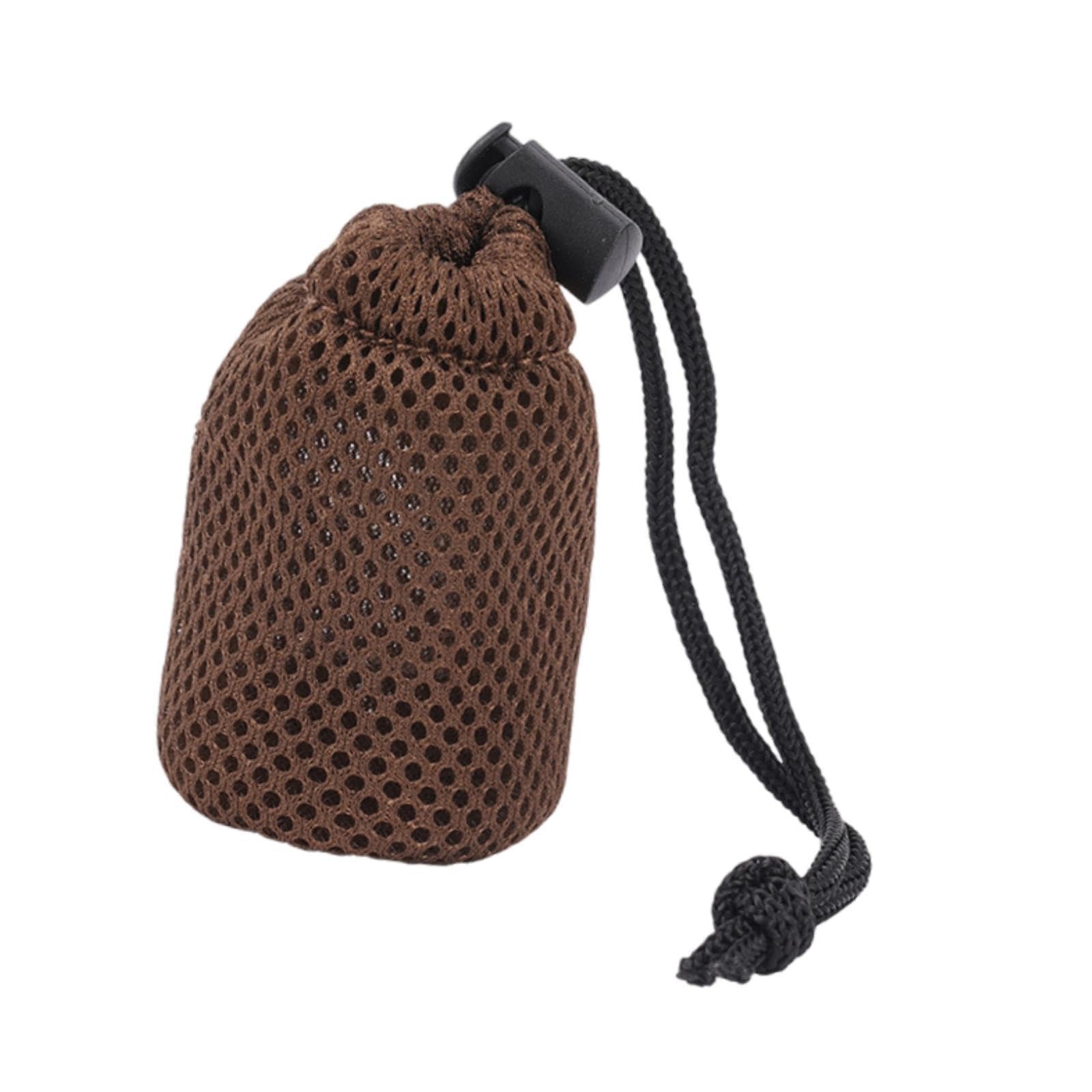 Mesh Bag Wear Resistant Container Storage Pouch for Outdoor Utensils Camping 3.5X3.5X7Cm