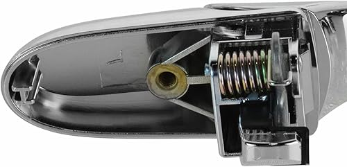 Miniatura 498 de TRQ Manija de puerta exterior delantera izquierda plateada para el lado del conductor compatible con Nissan 370Z 2009-2017