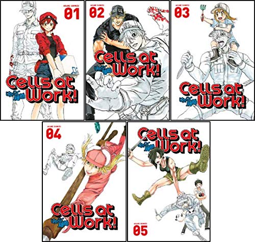 Cells at Work Manga Set, Vol. 1-5