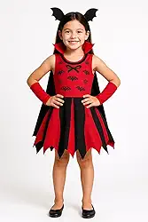Fantasia Infantil Vampira Drácula Criança Halloween Vestido Roupa