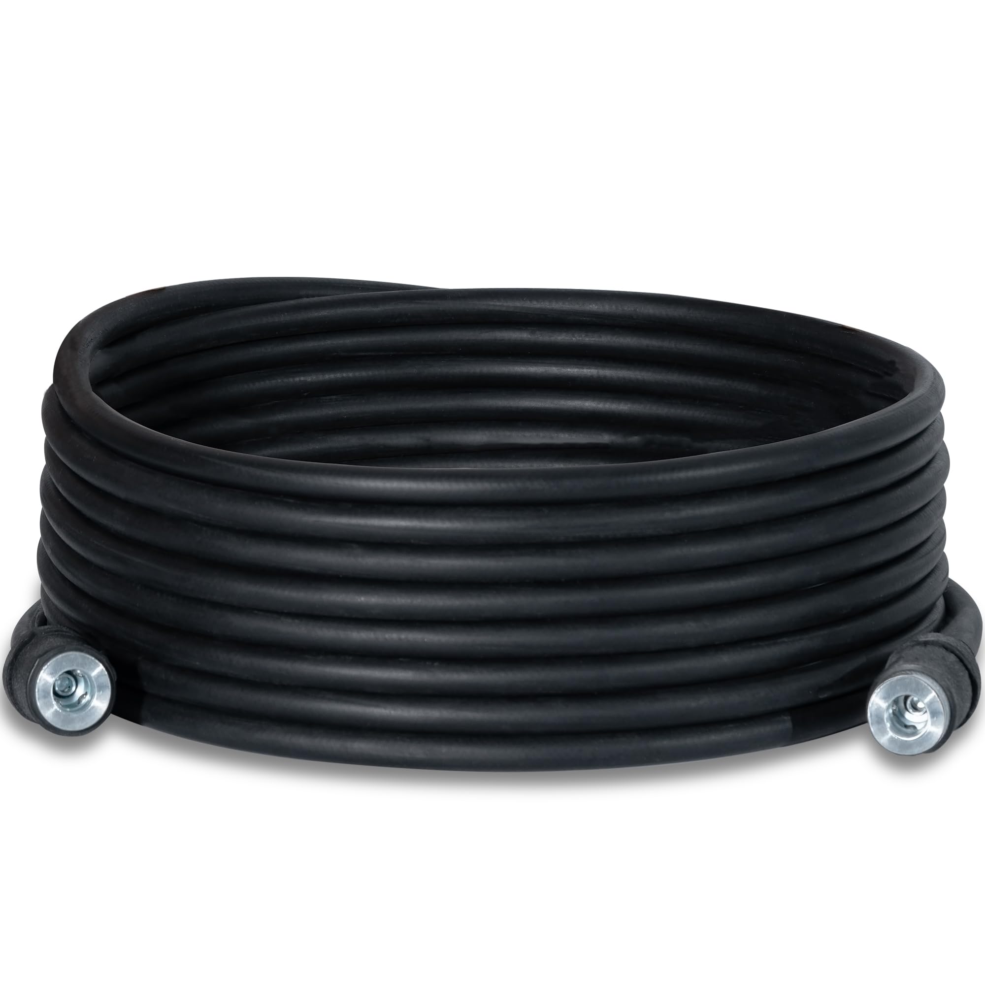 ALL-TOP Tubo dell'aria di ricambio per compressore d'aria, tubo dell'aria in gomma da 26,25 m con 2 connettori rapidi NPT da ¼ (per compressore d'aria con gonfiatore digitale)
