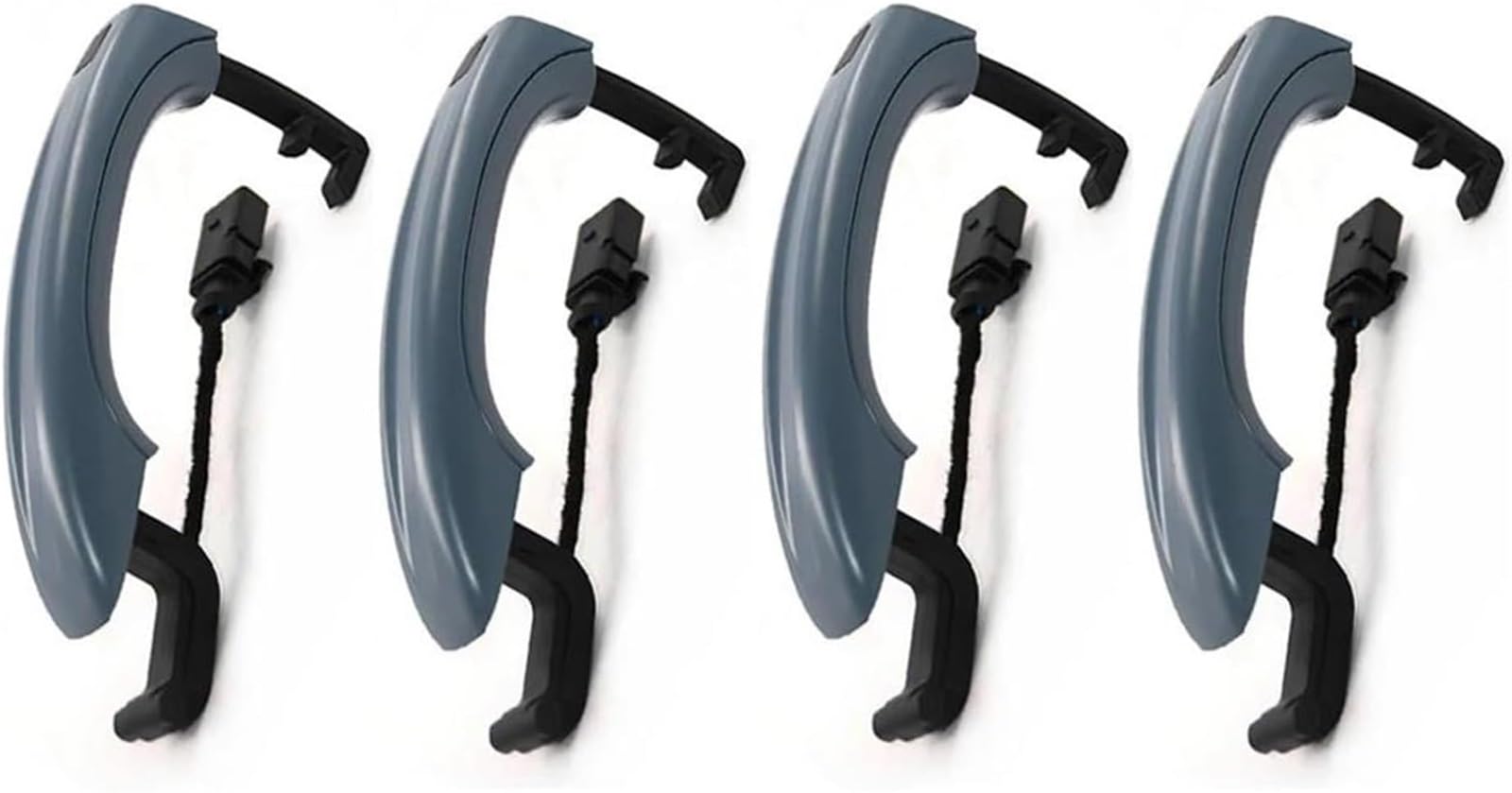 Glymzoi Car Exterior Door Handles Outer Door Handle Q7 2007-2015 4L0837207A 4L0837205B 4Pcs for smart Sensor Exterior 4L0837205A