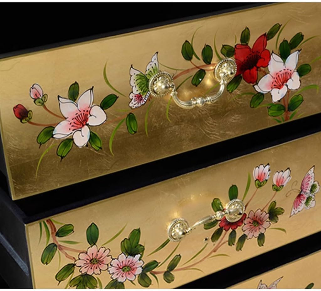 Sideboard Buffet Cabinet Living Room And Hallway Cabinets Kitchen And Sideboards Gold Leaf Painted Chests Of Drawers Decorative Cabinets Kitchen Storage Cabinets