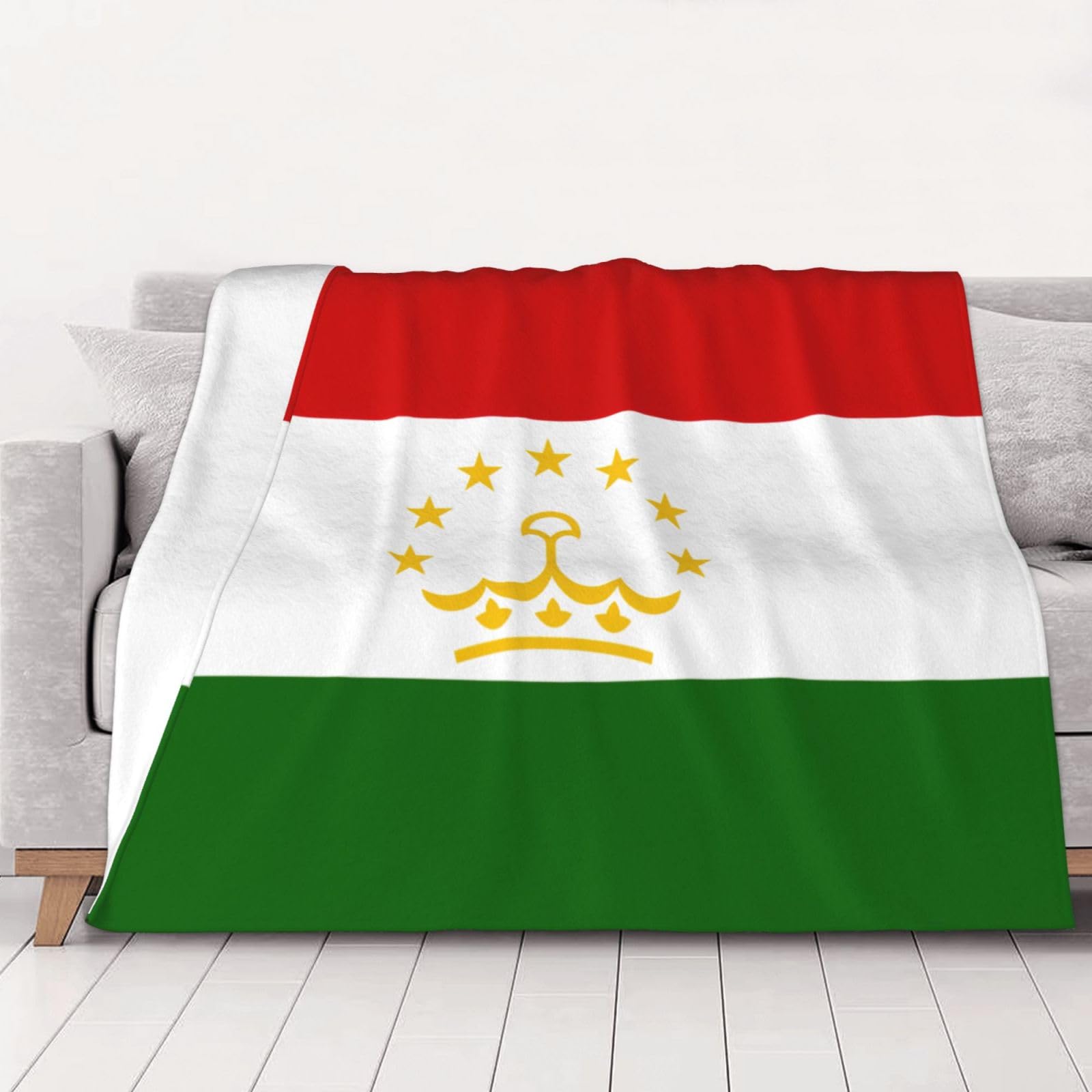 Couverture flanelle Tadjikistan : finissez-en avec le froid sur le canapé
