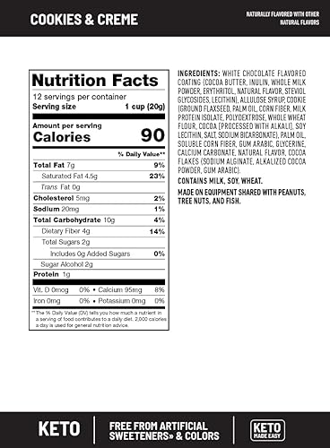 Miniatura 4 de SlimFast Keto - Bocadillos rellenos bombas de grasa de galletas de galletas y crema bocadillos Keto para pérdida de peso bajos en carbohidratos sin
