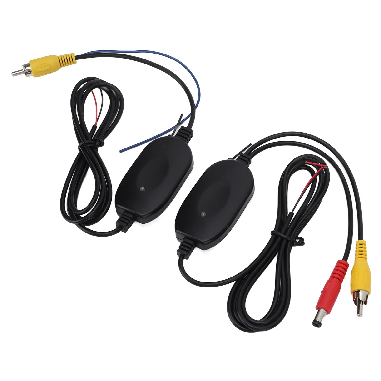 Ejoyous Kit Receptor Transmisor de Vídeo Inalámbrico Resistente Al Agua con Interfaz GPS AVIN para de Cámara de Respaldo Universal para Coche (con Cable DVD)